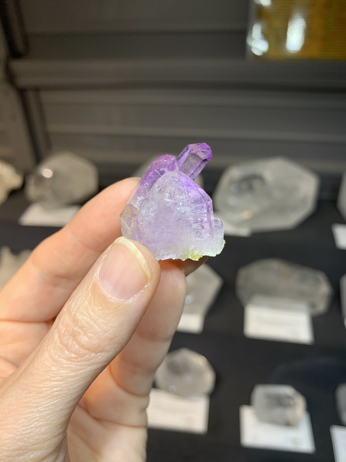 Vintage Collection Mini Purple Lilac Amethyst Crystal Cluster, Veracruz Mexico