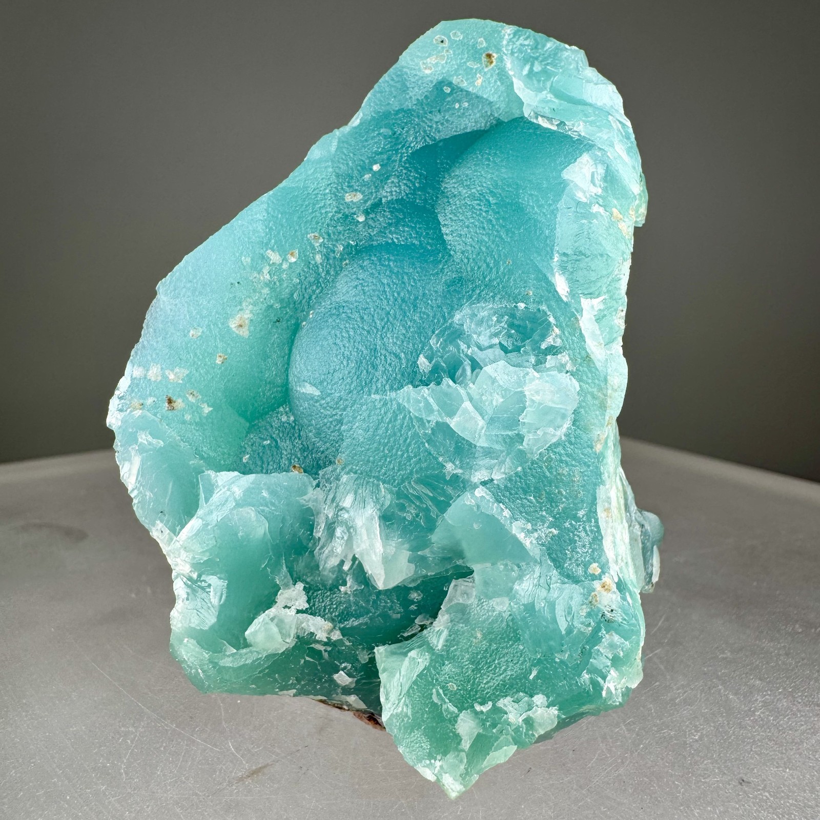 Fine Large Blue Smithsonite: Kelly mine, Magdalena, Socorro Co., New Mexico