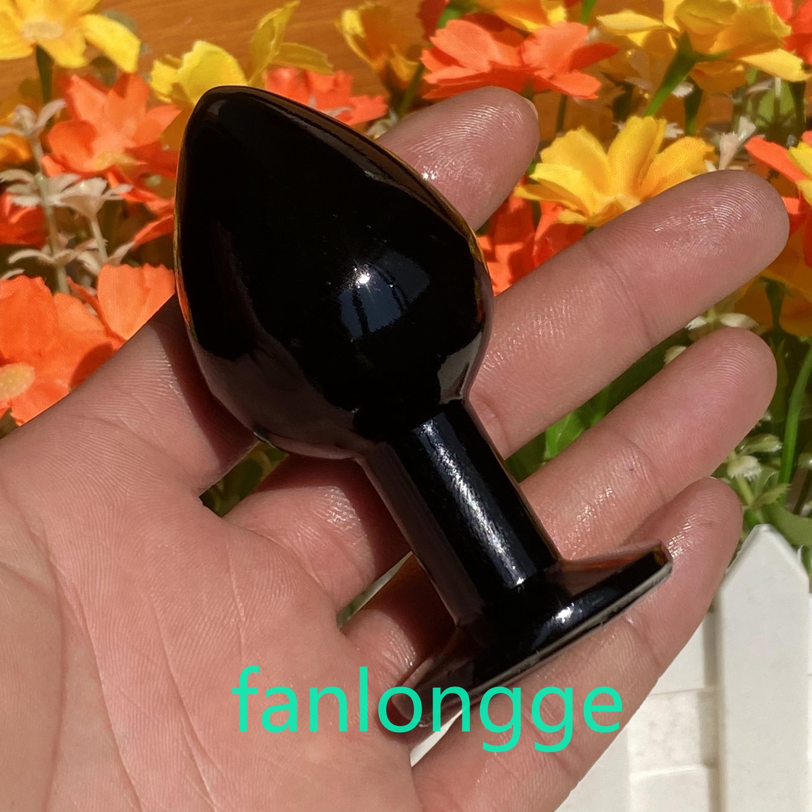 wholesale 3.2″ Natural Obsidian Crystal Massage Yoni Wand for Women Gift 1pcs