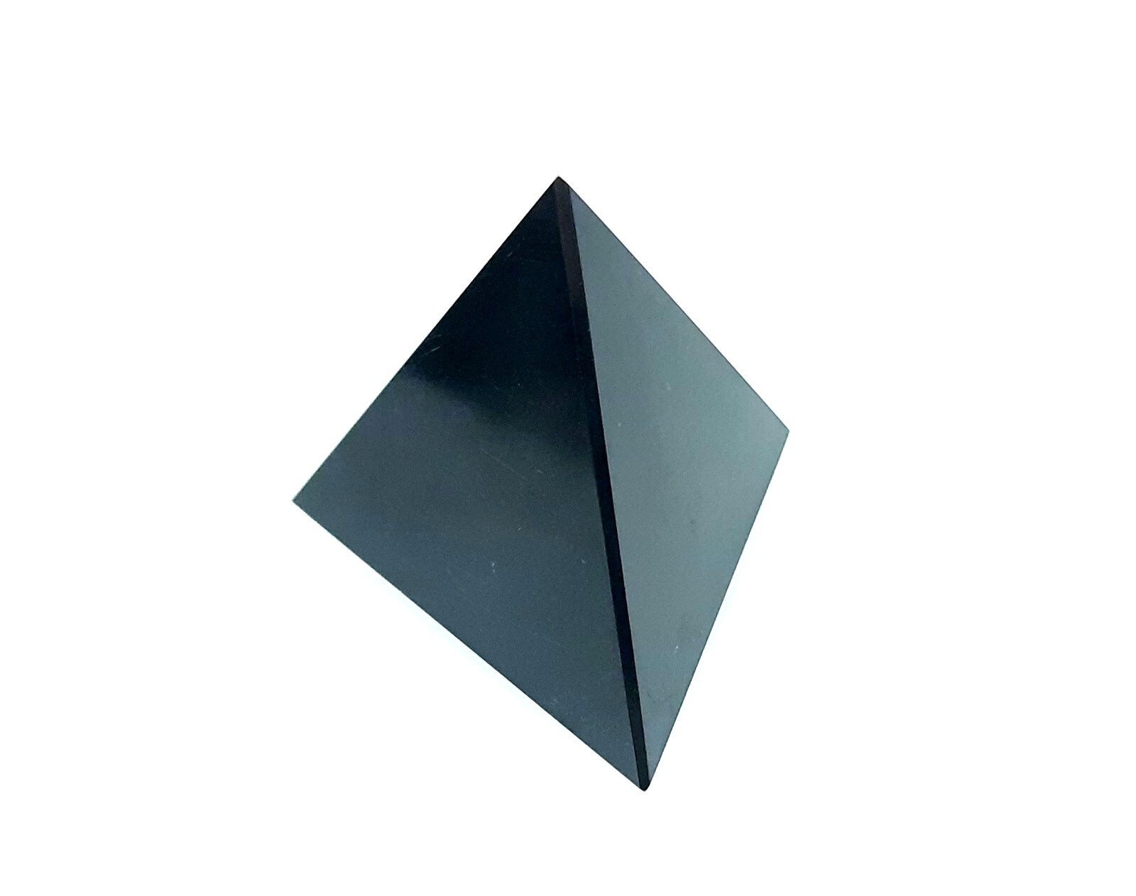 Big 50mm tetrahedron chakra healing reiki tourmaline stone sacred geometry