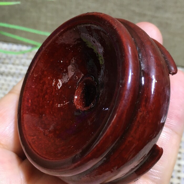 2PCS 50mm Red Rosewood Wooden Base Stand holding Crystal ball/sphere