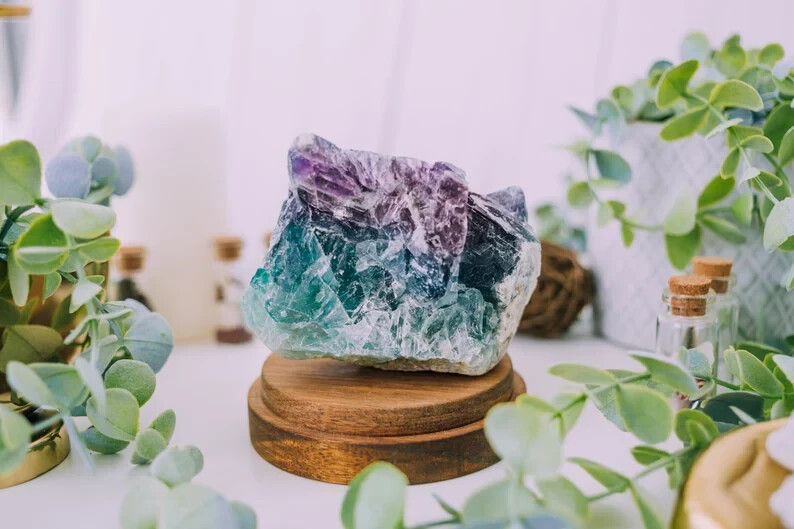 GIANT Green Fluorite Stones Large Raw Healing Crystals Natural Lapidary Rocks