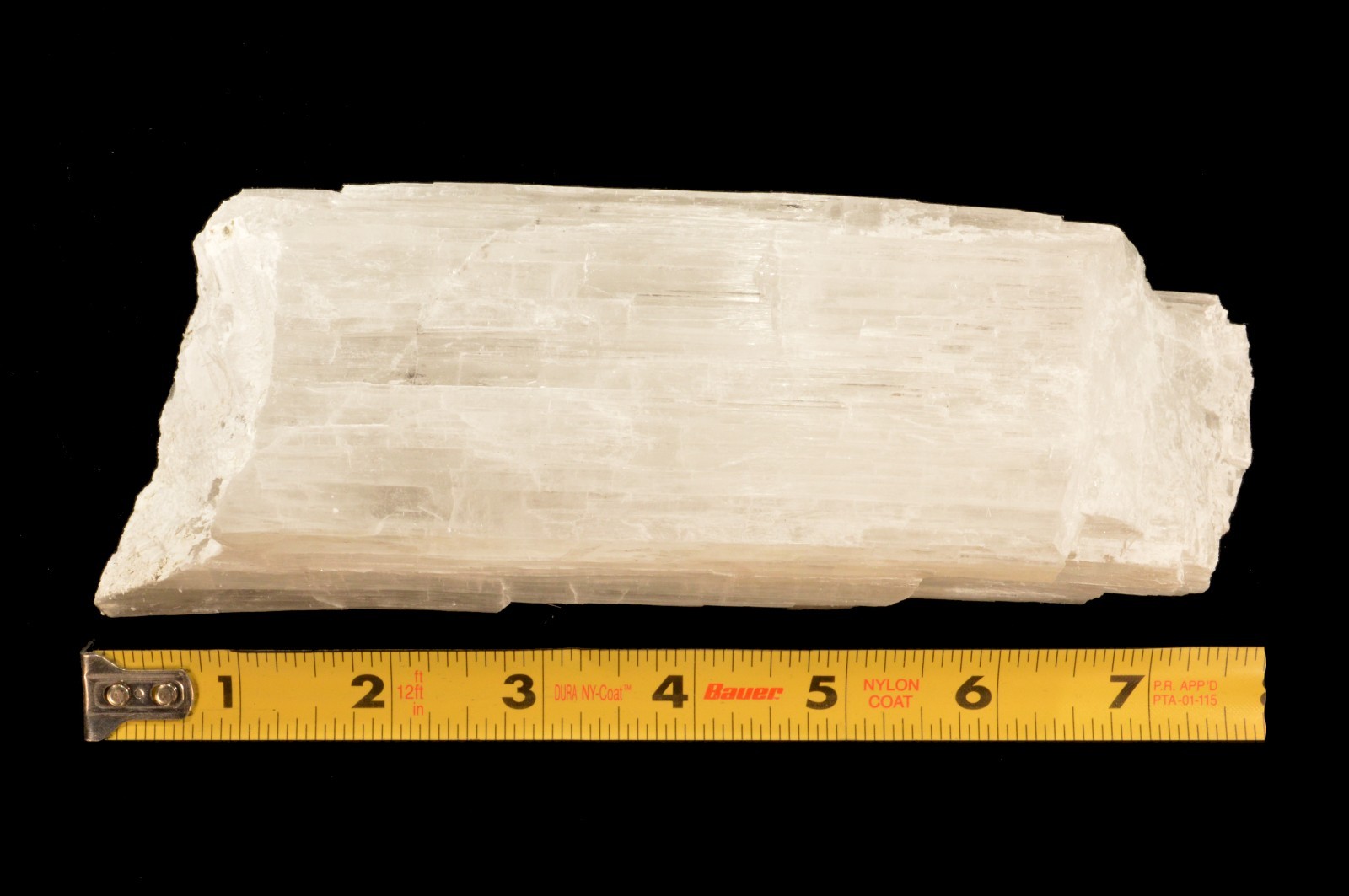 KERNITE 7 1/2″ x 2 1/2″ 1 Lb 5 Oz Rock Mineral Specimen Chakra Healing Crystal