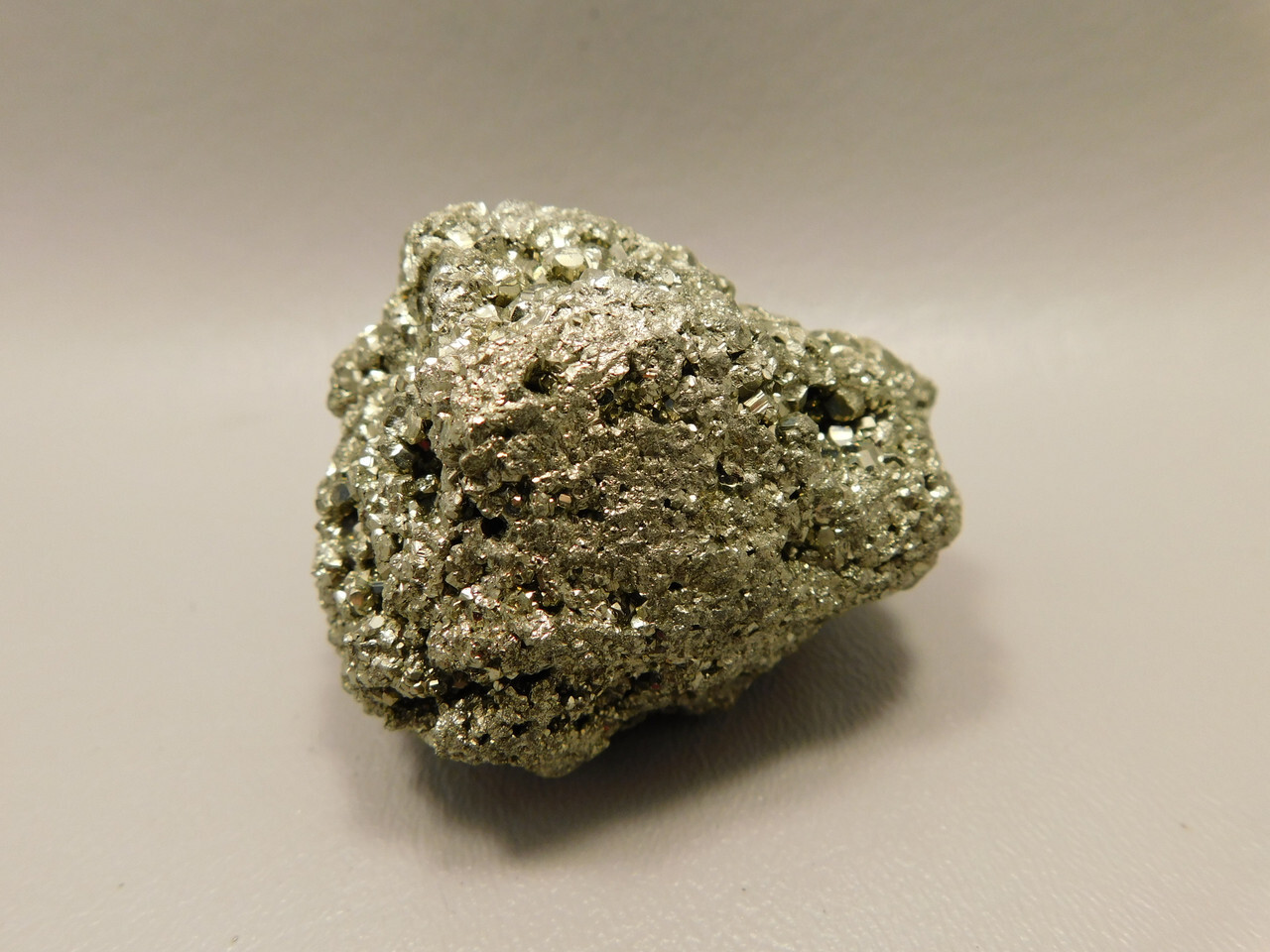 Pyrite Crystal Natural Mineral Specimen Fools Gold Peru #O6