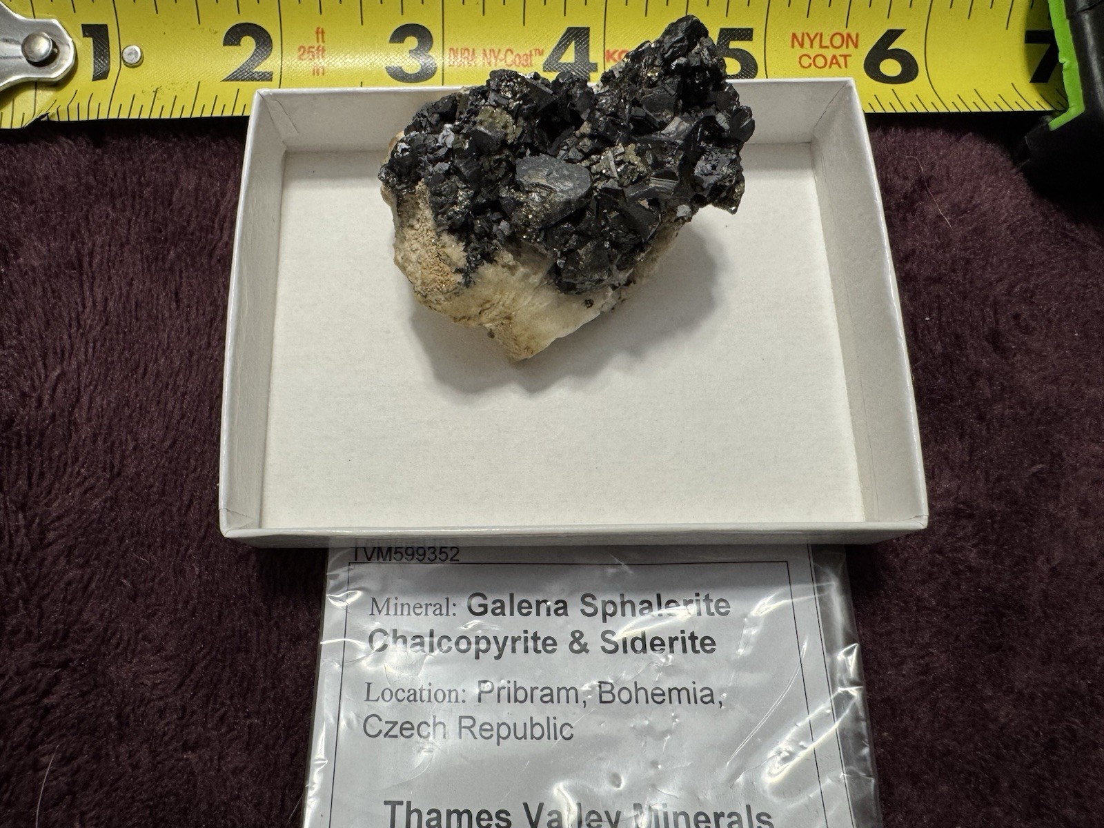 Fired FED Sale. Galena/Sphalerite/Chalcopyrite/Siderite. Czech Republic.