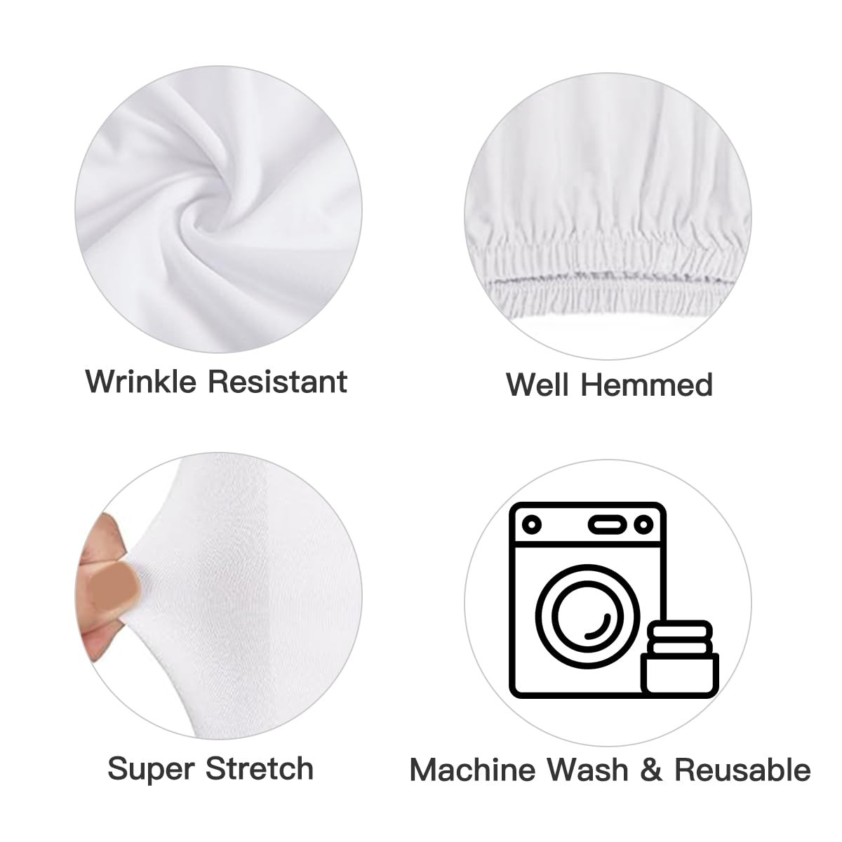 Cylinder Pedestal Stand Covers Spandex Flexible Display for Party Wedding Bab…