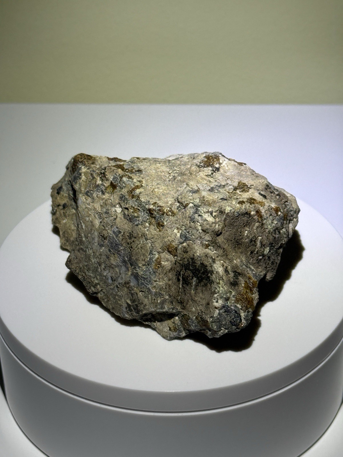 LUMINOUS Hardystonite, Willemite, & Franklinite Fluorescent Mineral Specimen