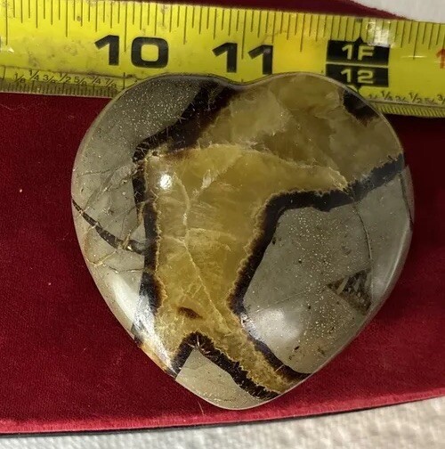 2 1/2 inch septarian nodule puffy heart