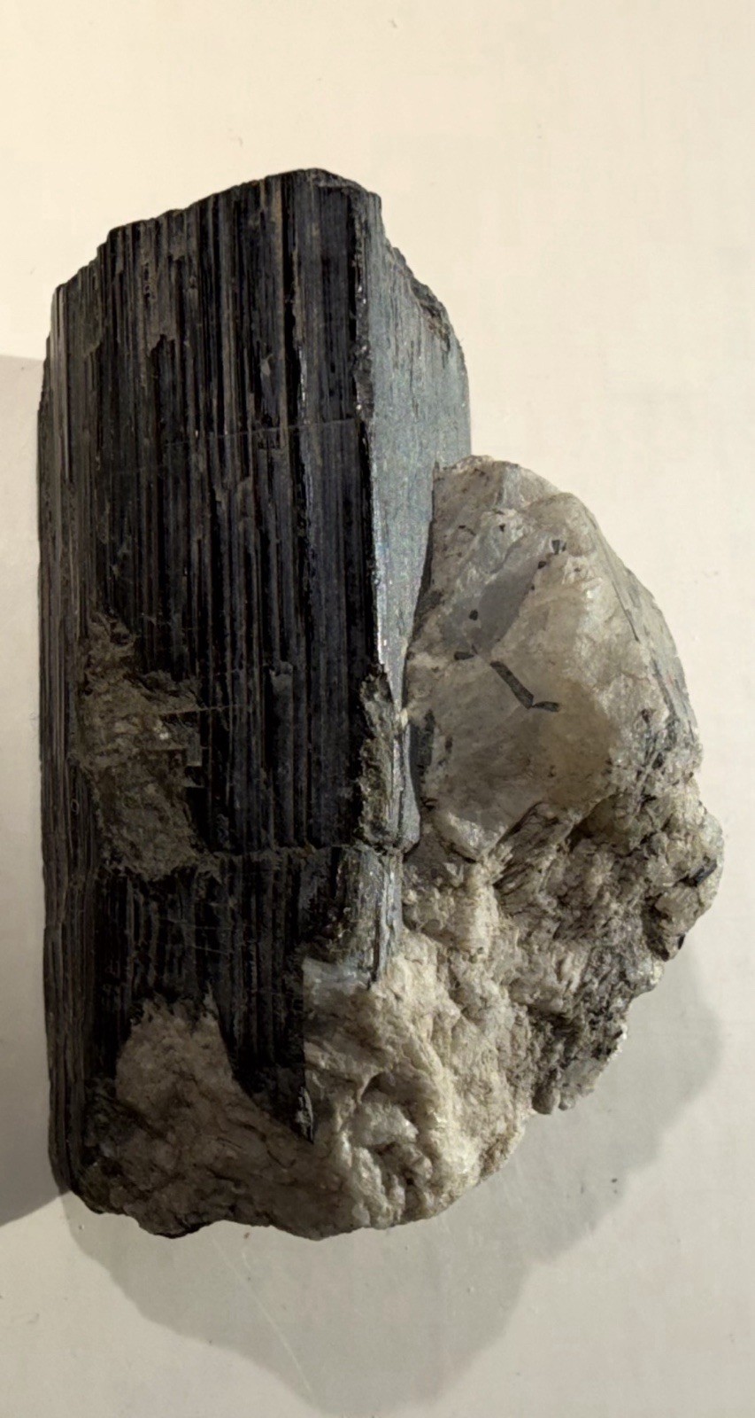 Black Tourmaline & Amethyst Crystal Lot – Raw Natural Stones – Display Specimens
