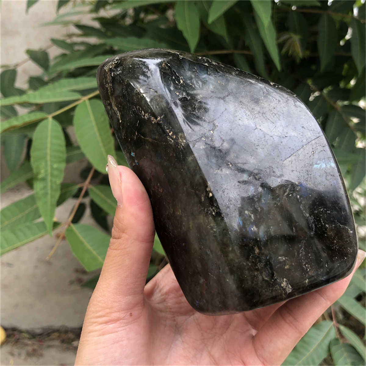 840g Natural Labradorite Mineral Quartz Crystal Mineral Reiki healing