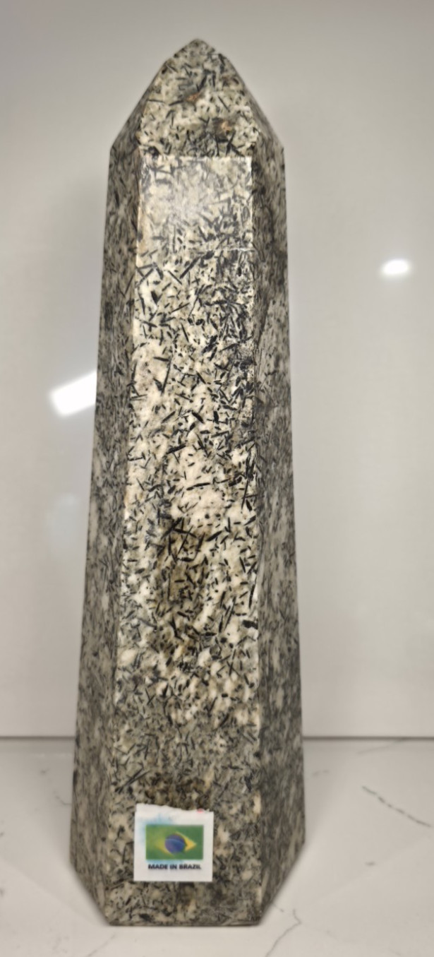 5.8LB 11.5″ Epidote Crystal Tower Obelisk