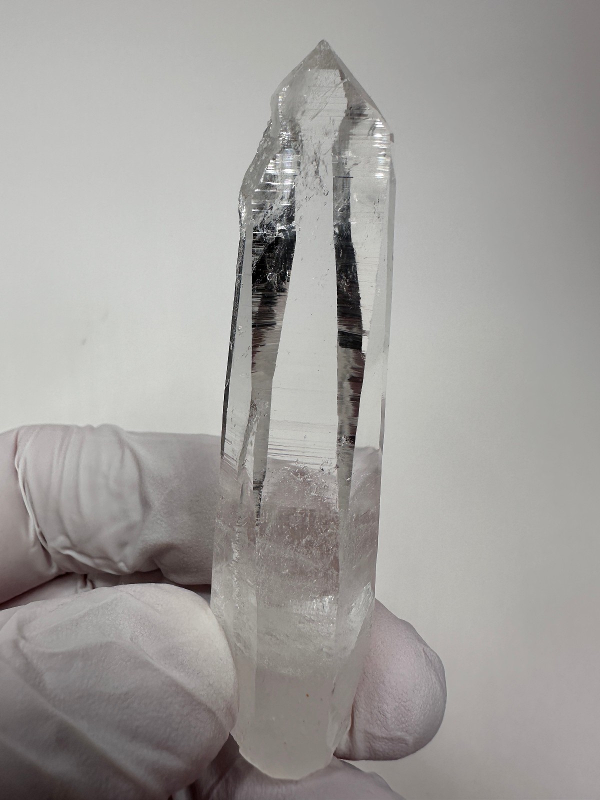 Clear Colombian Lemurian Quartz Crystal Point