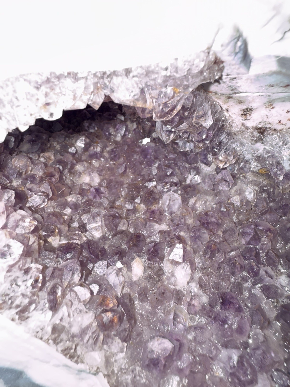 5lb 10oz Natural Amethyst Geode Quartz Crystal Cluster Mineral Specimen