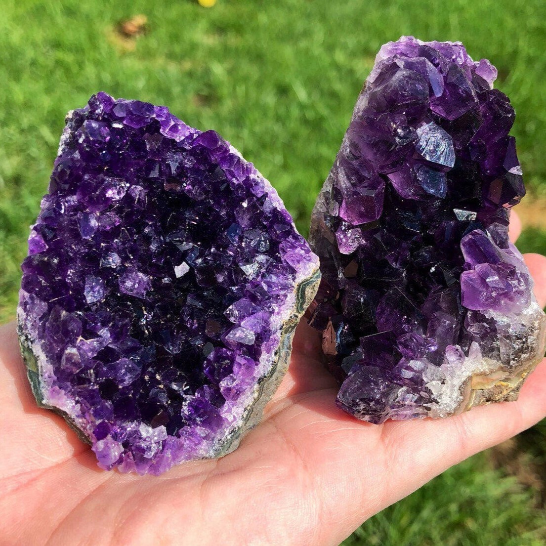 10~200g/pc Raw Amethyst Crystal Quartz Cluster Specimens Healing Reiki Ornaments