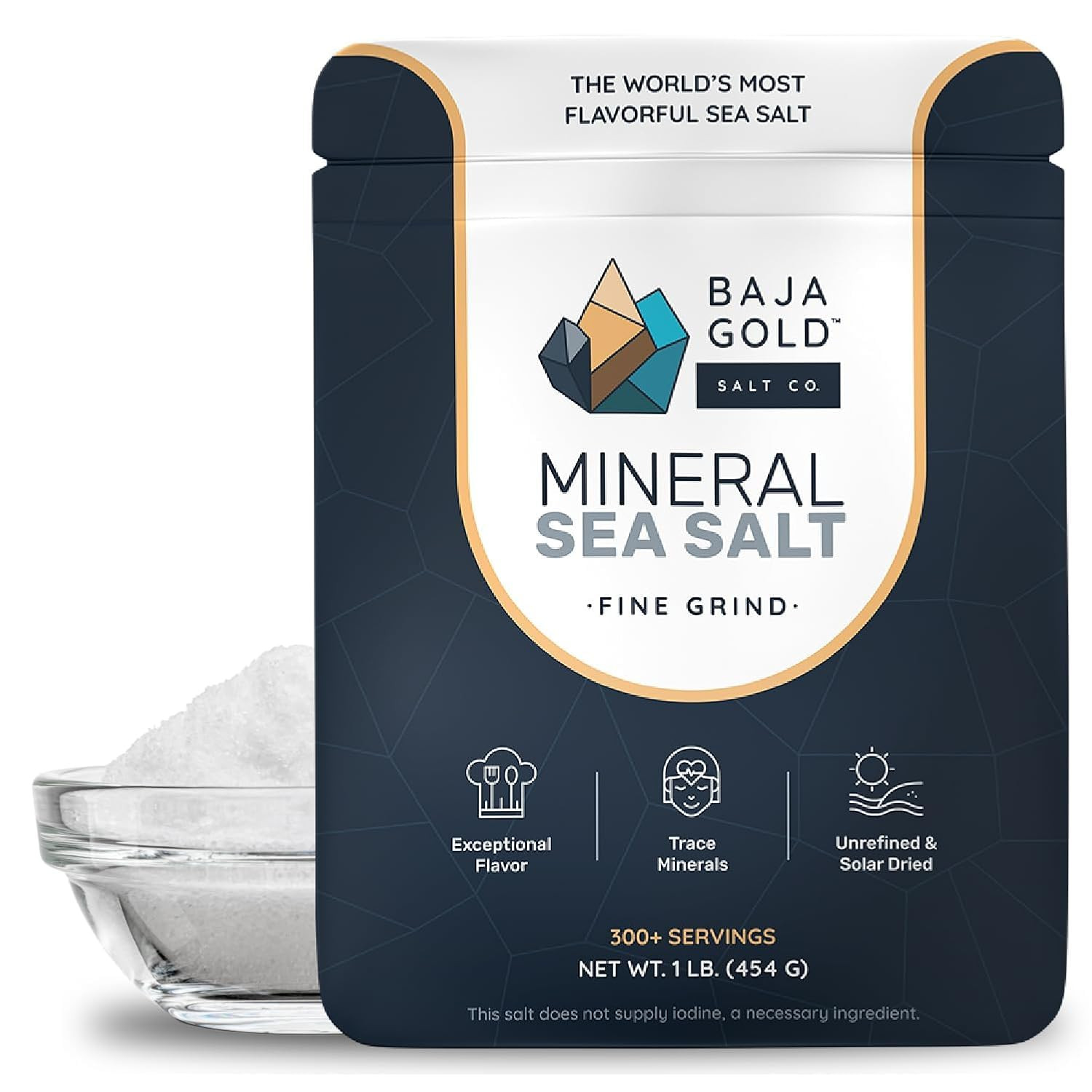 Mineral Sea Salt – Recommended by Gary Brecka – Authentic Fine Grind Salt for Co