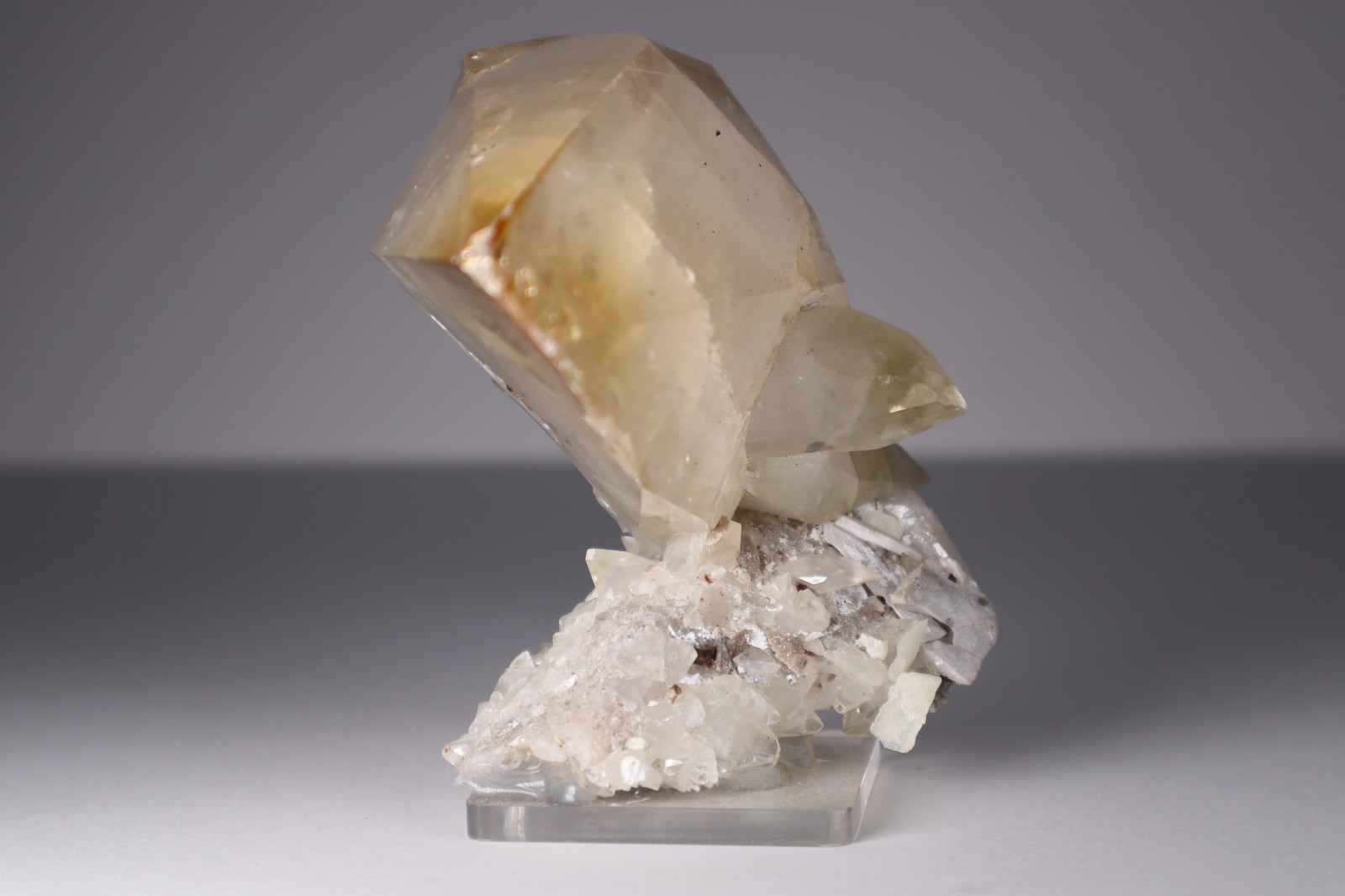 HUGE Elmwood Mine GOLDEN CALCITE Double Terminated Crystal Cluster 645g
