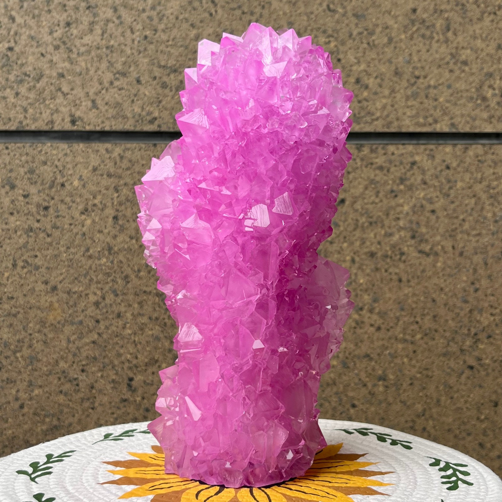 6.2 lb Alum Crystal Cluster Sharp Point Tower Formation Specimen