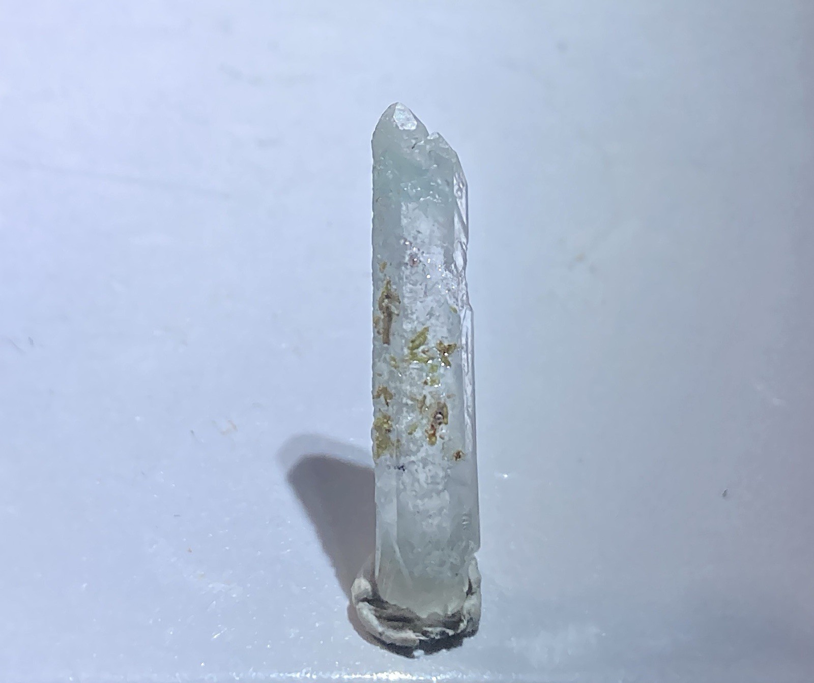 Ajoite Inclusions in Quartz Messina, South Africa