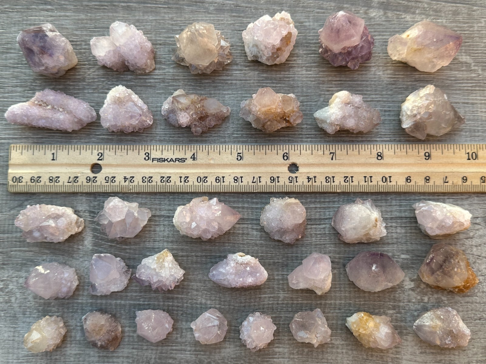 Spirit Quartz Clusters Crystal Collection Box: 6 – 7 oz Box Lot, 11 – 14 Pieces