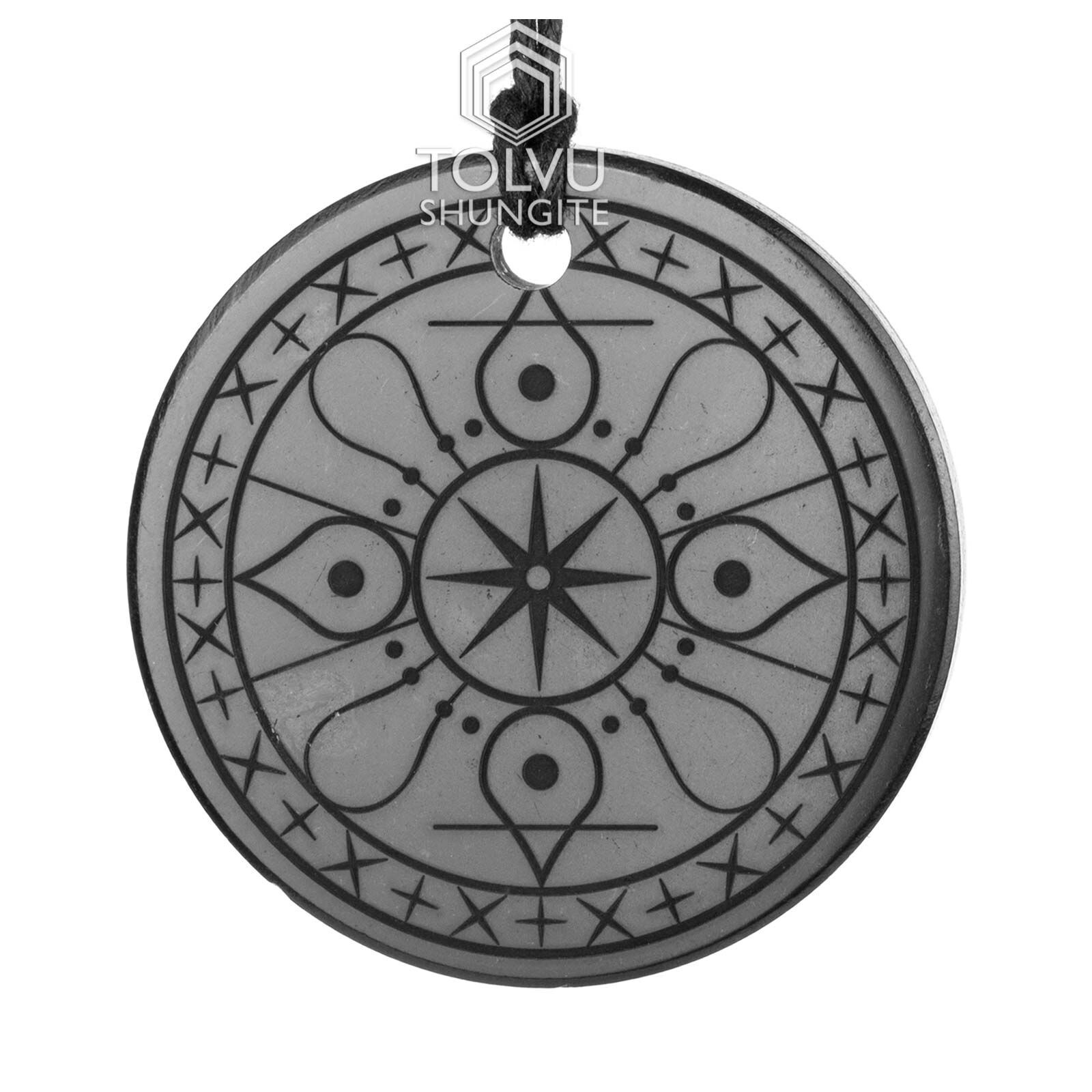 Shungite crystal pendant “Protection” amulet, Activator of vital energy, Tolvu