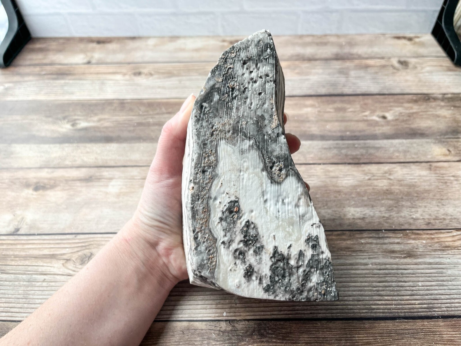 Zebra Calcite , 3 lb 14.2 oz Mexican Raw Rough