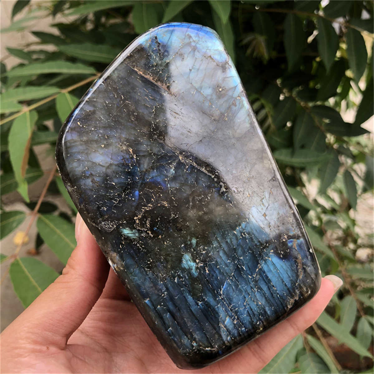 840g Natural Labradorite Mineral Quartz Crystal Mineral Reiki healing