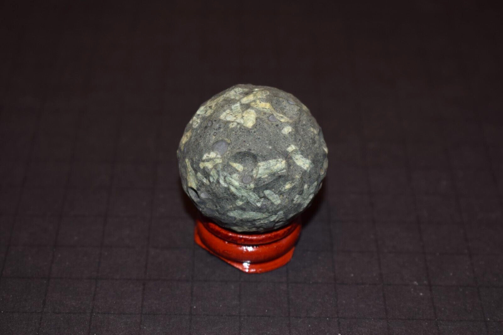 Unique Moon Ruff Creator Texture Clay or Stone Toy Marble Bolder Size 1.578″