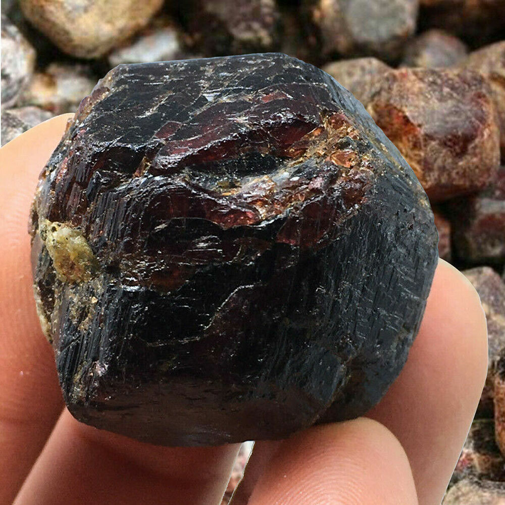 50g Natural RED Pyrope Garnet Crystal Gemstone Rough Mineral Specimen #SH