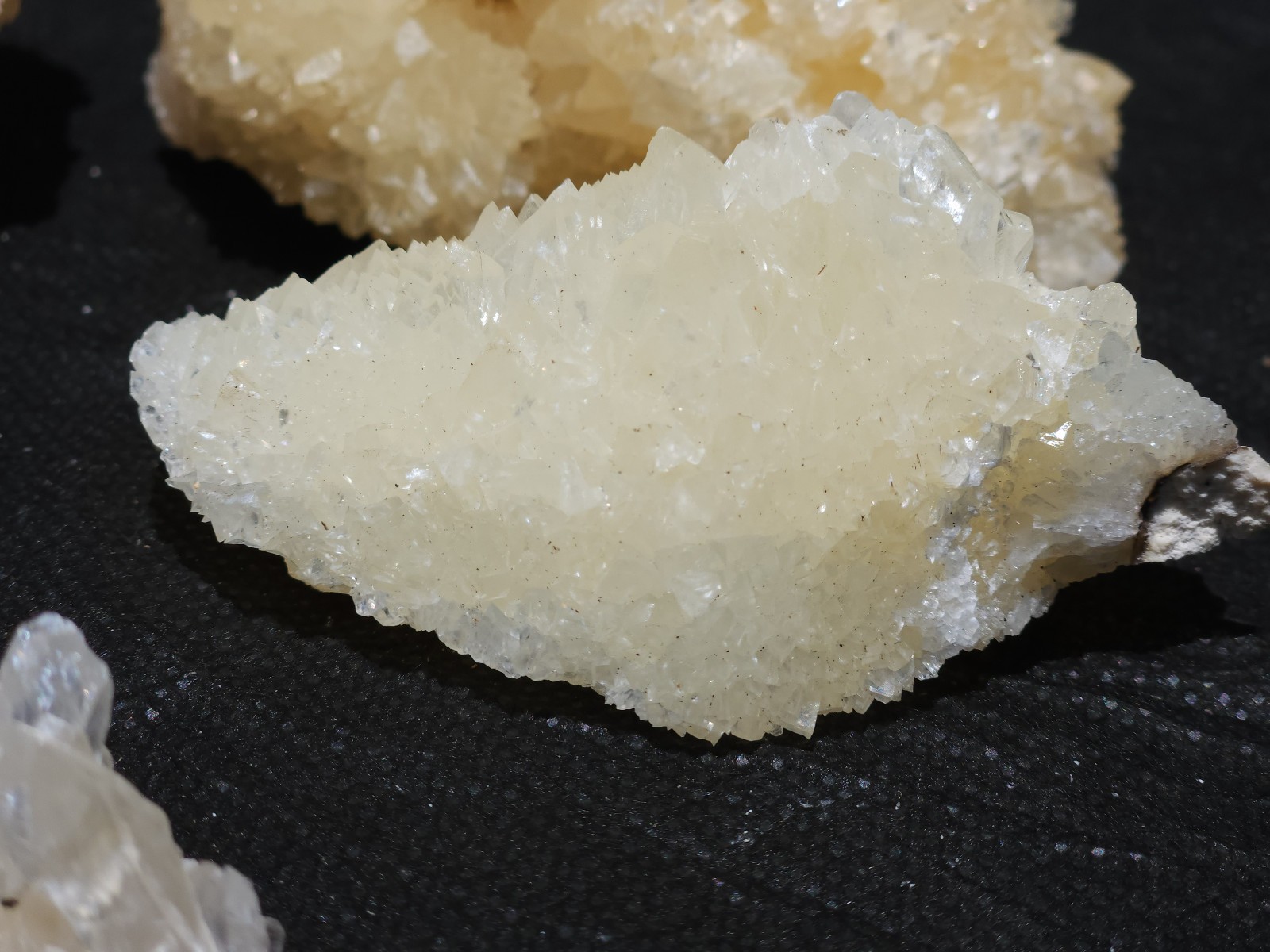 Florida Calcite Crystal Collection 5 pieces LOT Honey Clusters UV Mineral