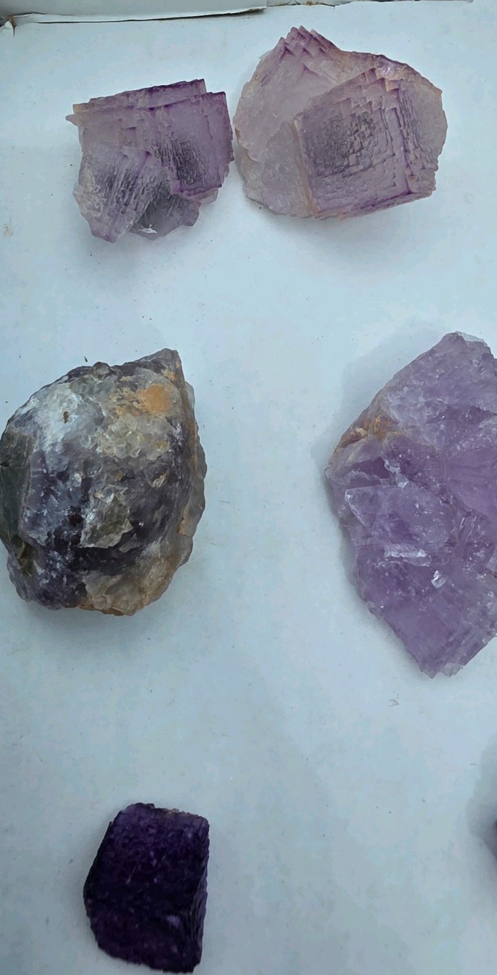 💜Navidad Mine Purple Fluorite Collection Flat💜