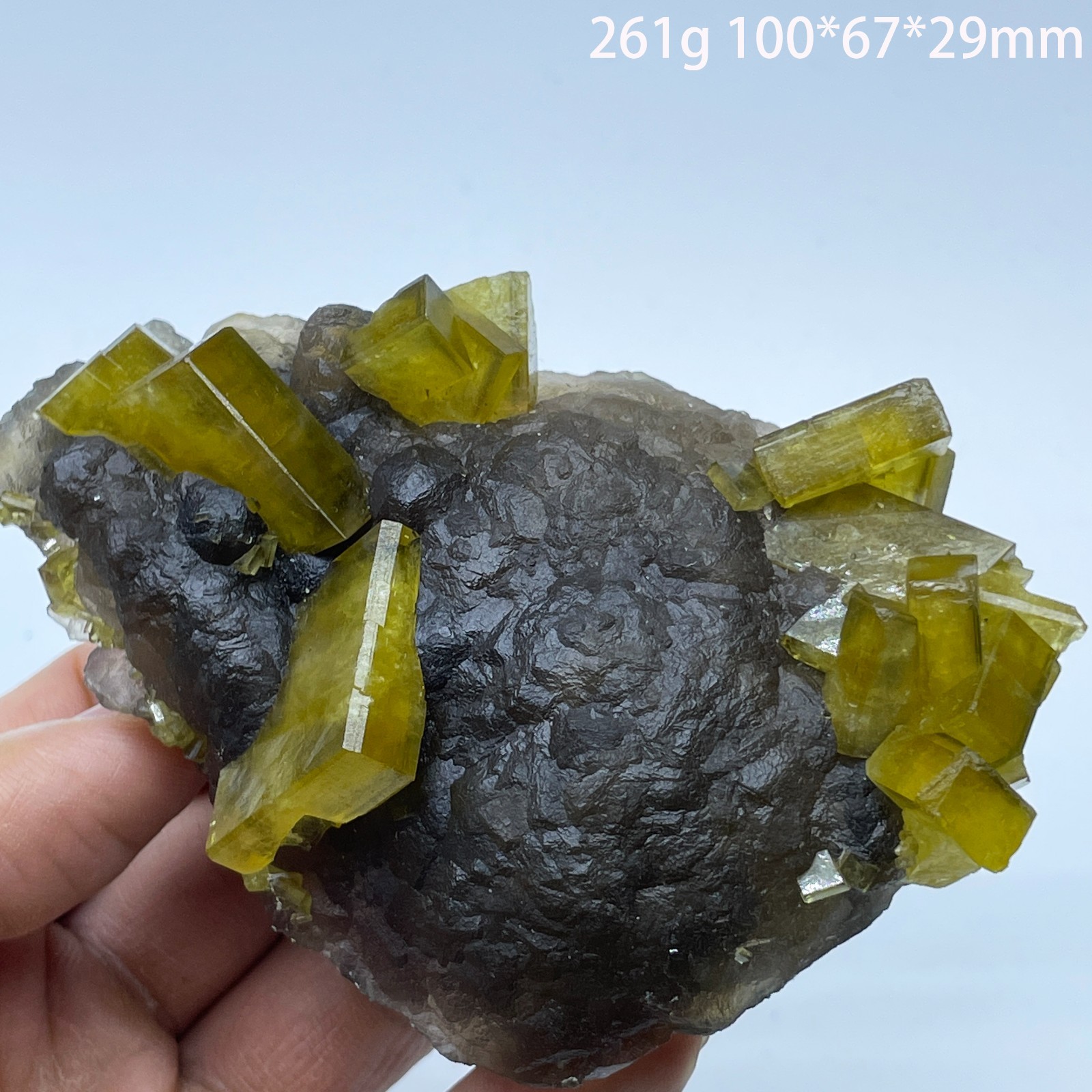 Natural Yellow Barite Mineral Specimen Healing Quartz Crystal Cluster Decor