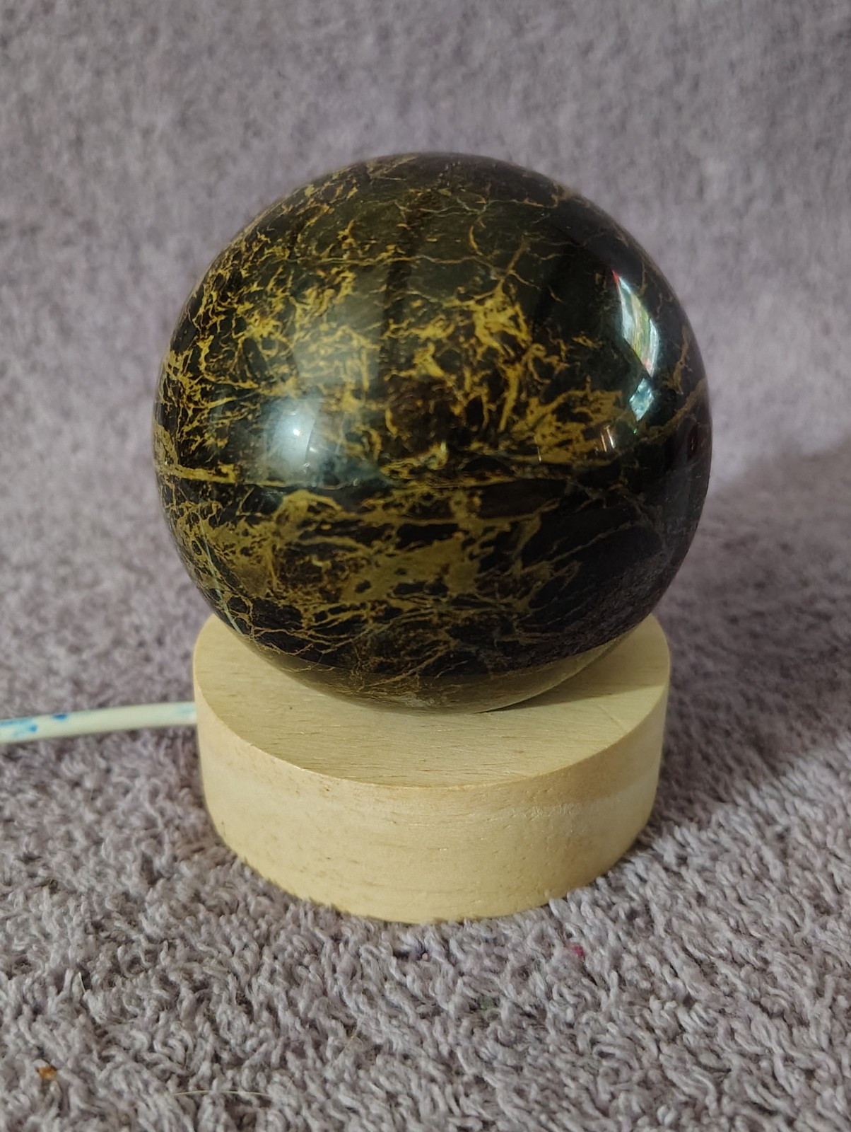 300g Natural Brown Pietersite Crystal Ball Quartz Sphere Healing