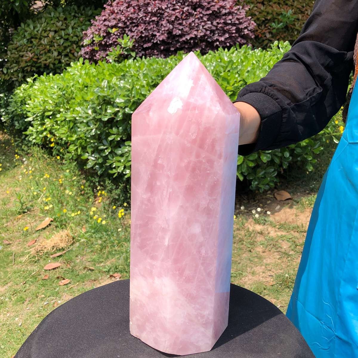 12.76LB Large Natural Powder Crystal Column Wand Obelisk Mineral Healing 5055