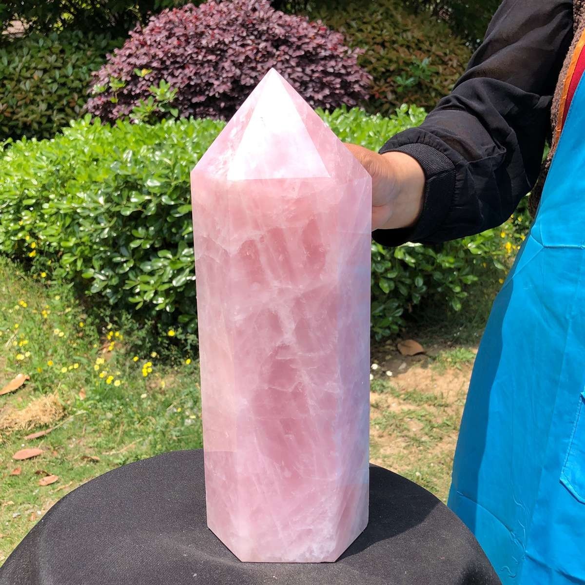 12.76LB Large Natural Powder Crystal Column Wand Obelisk Mineral Healing 5055