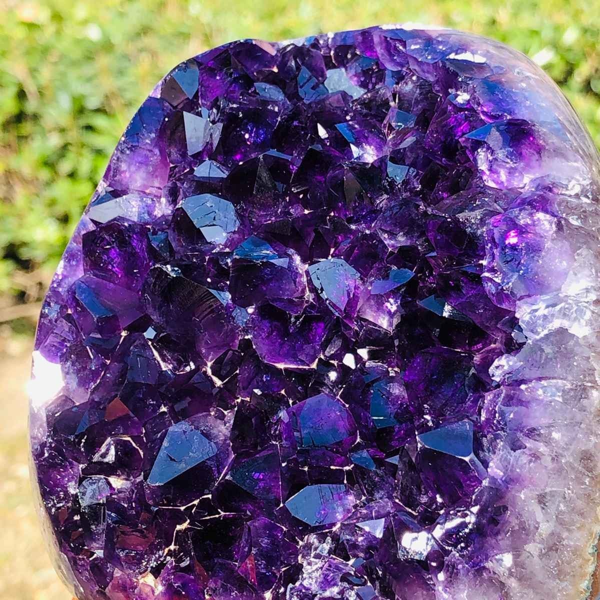 3.52LB Natural Uruguayan Amethyst Cluster Cave Display Specimen Healing 3127