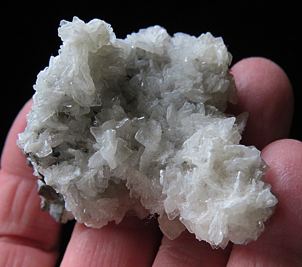 Barite Crystals on Galena- 2 1/4″ x 1 7/8″ x 1 1/2″- Cave in Rock, Illinois