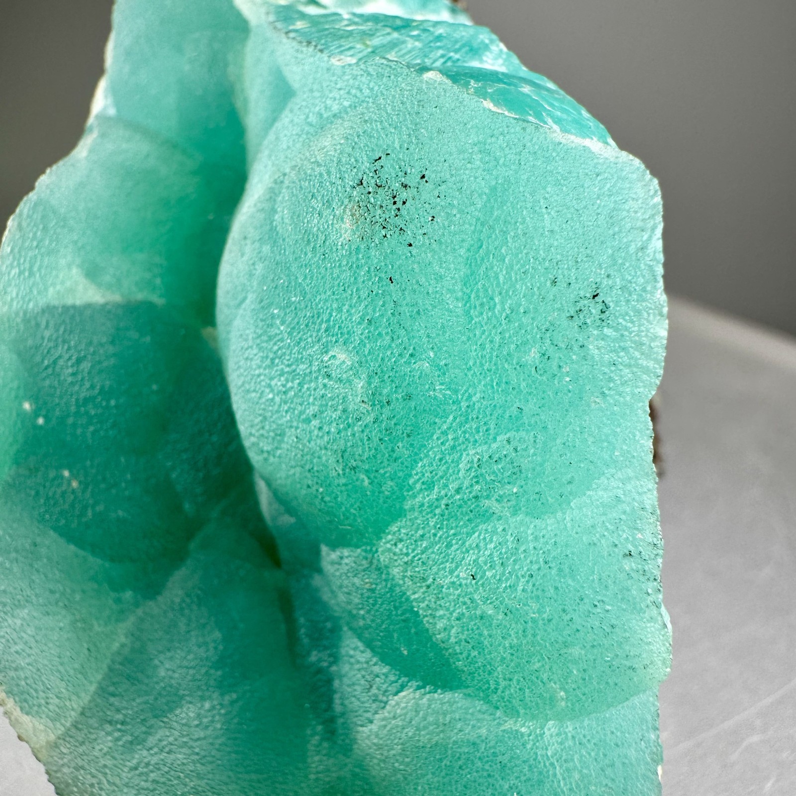 Fine Large Blue Smithsonite: Kelly mine, Magdalena, Socorro Co., New Mexico