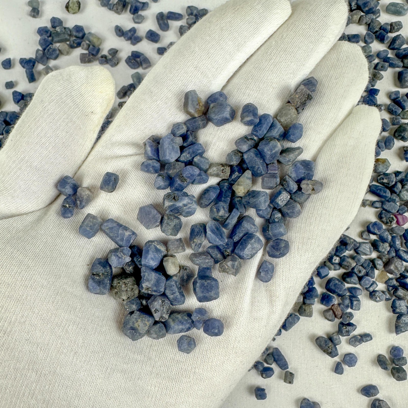 Natural Raw Blue Sapphire Crystal / Prosperity / Astrology