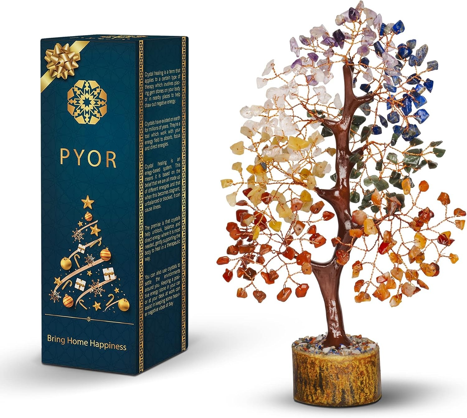 7 Chakra Tree of Life Decor – Crystals, Birthday Gifts for Women – House Warming