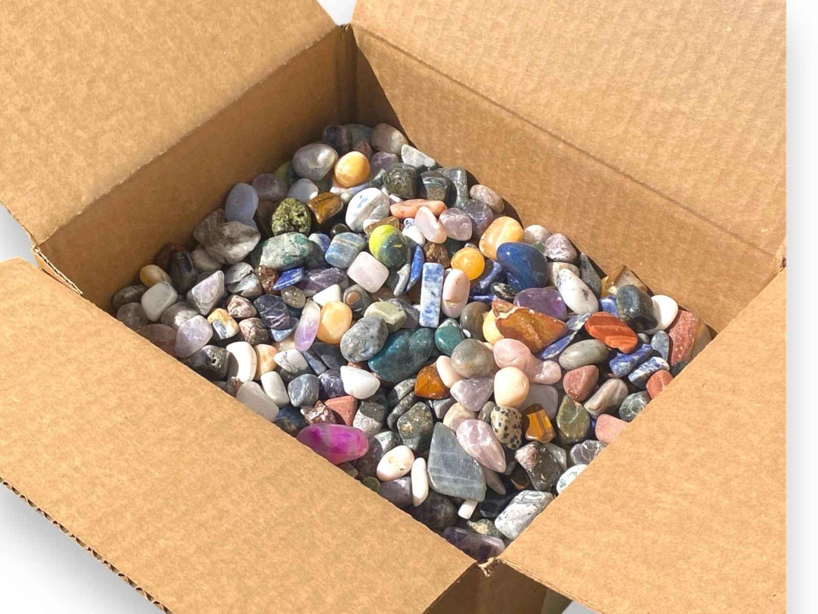 Bulk Assorted Tumbled Crystal Stones A Grade Natural Mixed Gemstone Lot