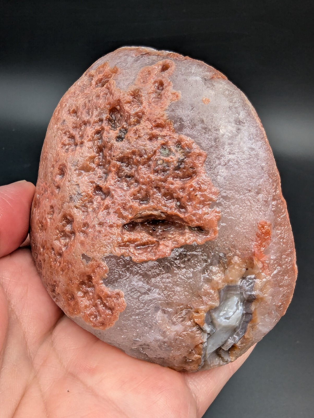 1 LB 3.75 OZ INCREDIBLE DISPLAY FLOATER LAKE SUPERIOR AGATE GEMSTONE
