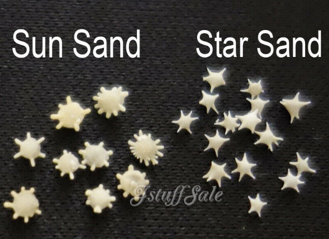 100 grams (3.52oz) – Natural Star Sand Sun Sand from Okinawa Japan beach