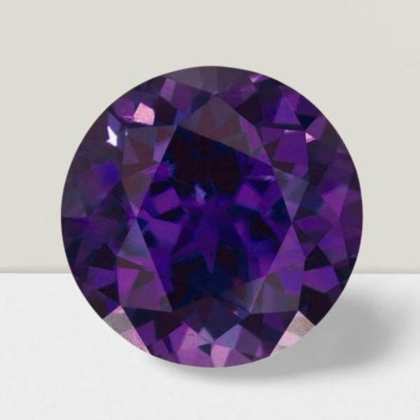 Alexandrite Round Cut Gemstone 3.50 Cts – 10 mm Lustrous Loose Gem