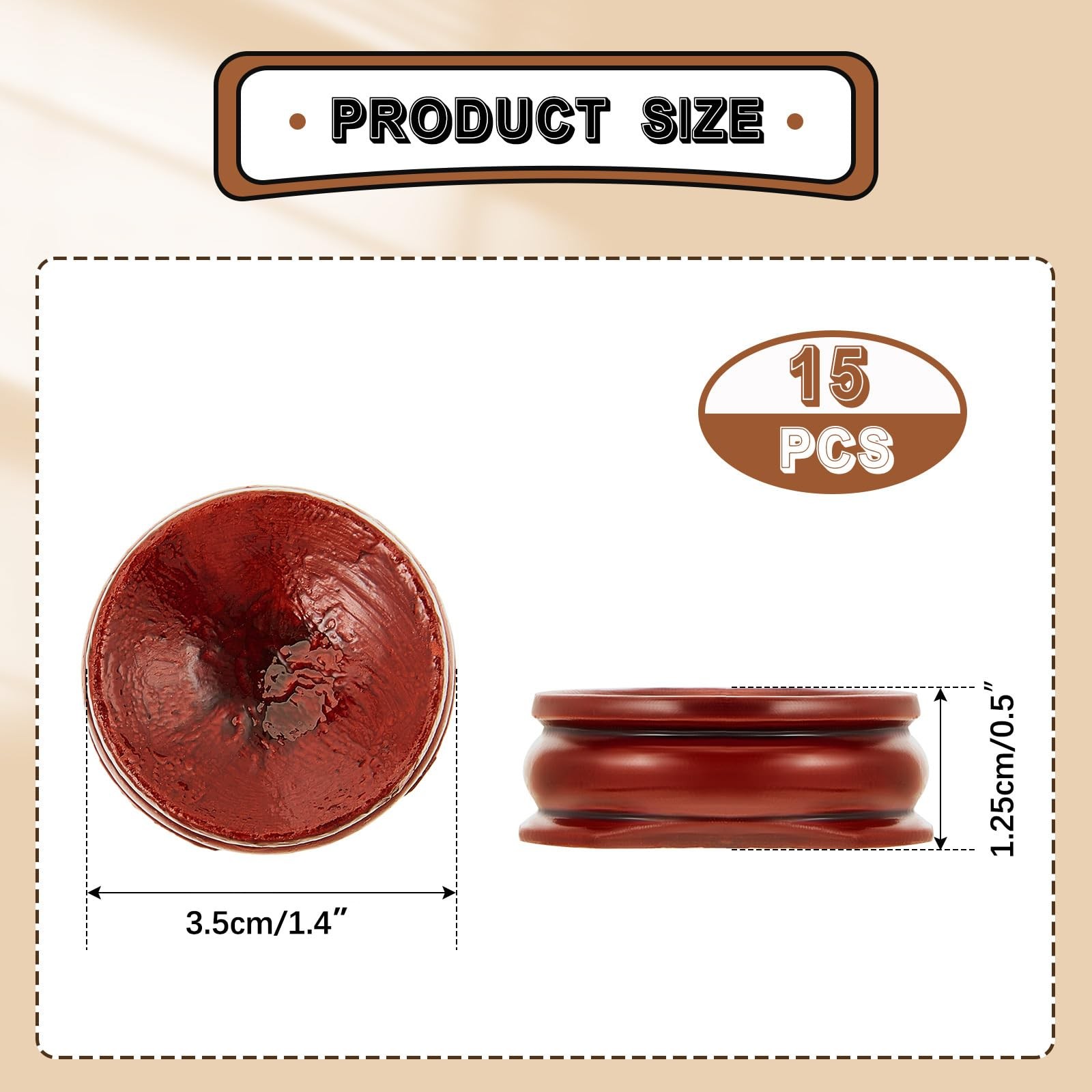 Taiyin 15 Pcs Sphere Stands for Display Crystal, Crystal Holder Wood Egg Ball…