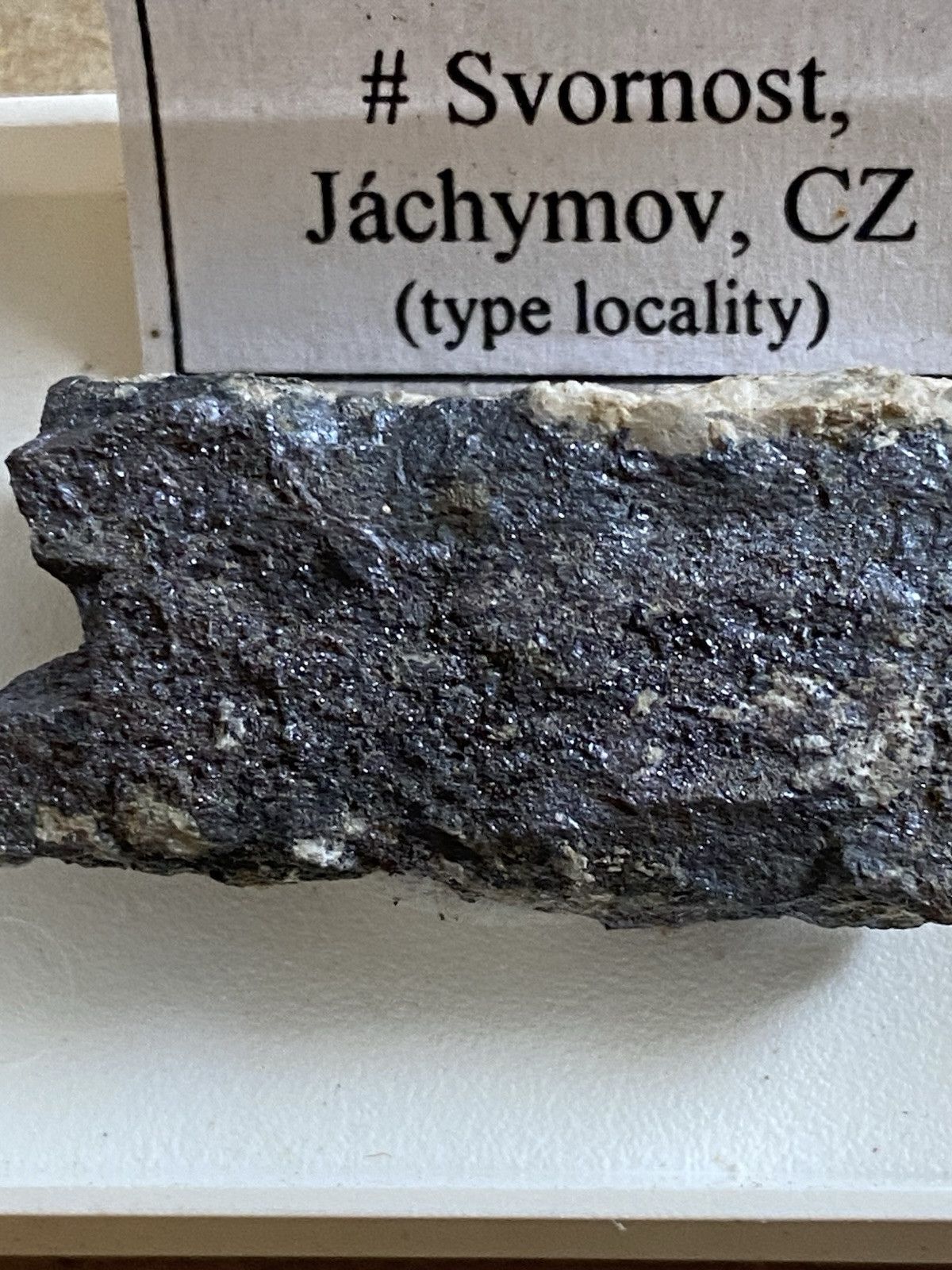 Sternbergite on Proustite Svornost Jachymov, Czech Republic Rare Microcrystals