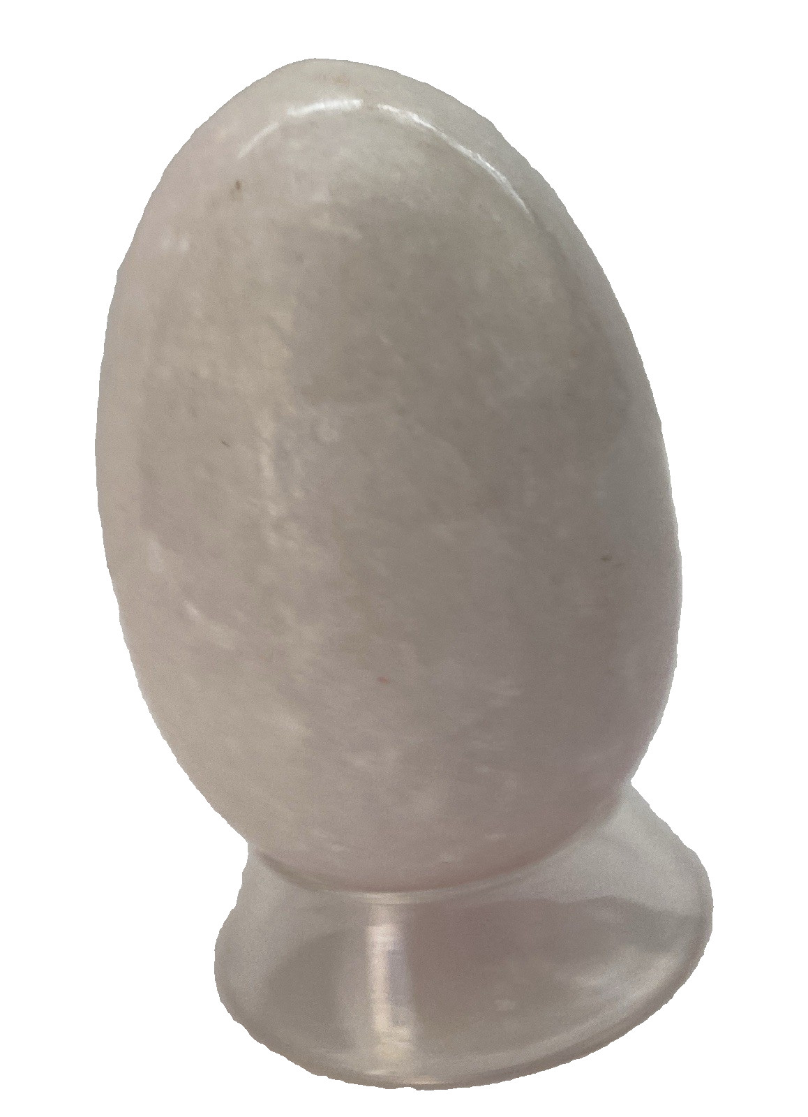 Natural Onyx Stone Egg With Stand Hand Polished Banded Agate Calcite Crystal