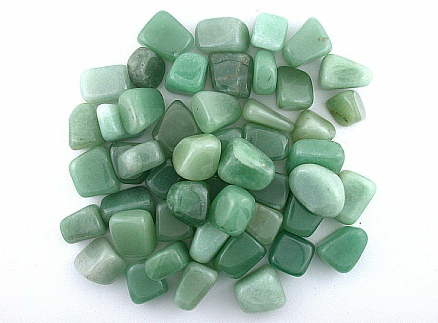 1/2 Pound Green Aventurine Tumble Polish Polished 1/2 To 9/10 Inch Gemstone T22
