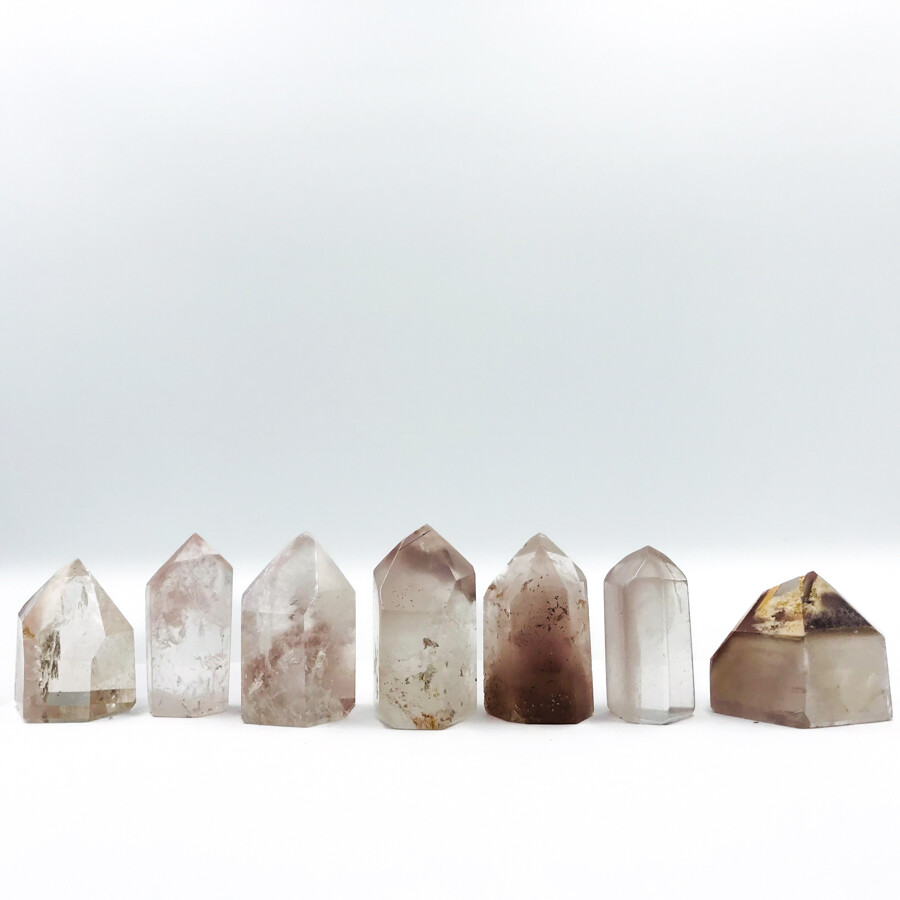 Lithium Quartz Point, Polished Natural Lithium Quartz from Minas Gerais, Brazil