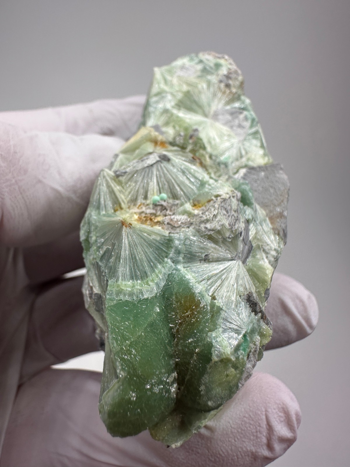 Beautiful Large RARE GREEN Wavellite Specimen from Arkansas