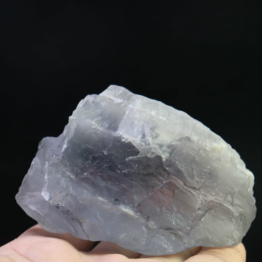 341g Natural Not Polished Original Purple Fluorite Crystal Mineral Specimen